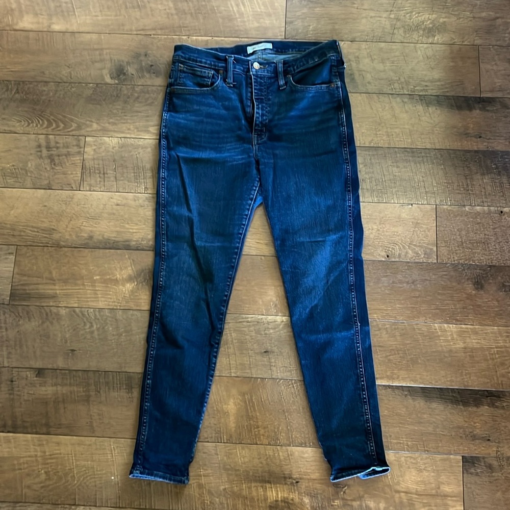 Madewell 10” High Rise Skinny Dark Wash